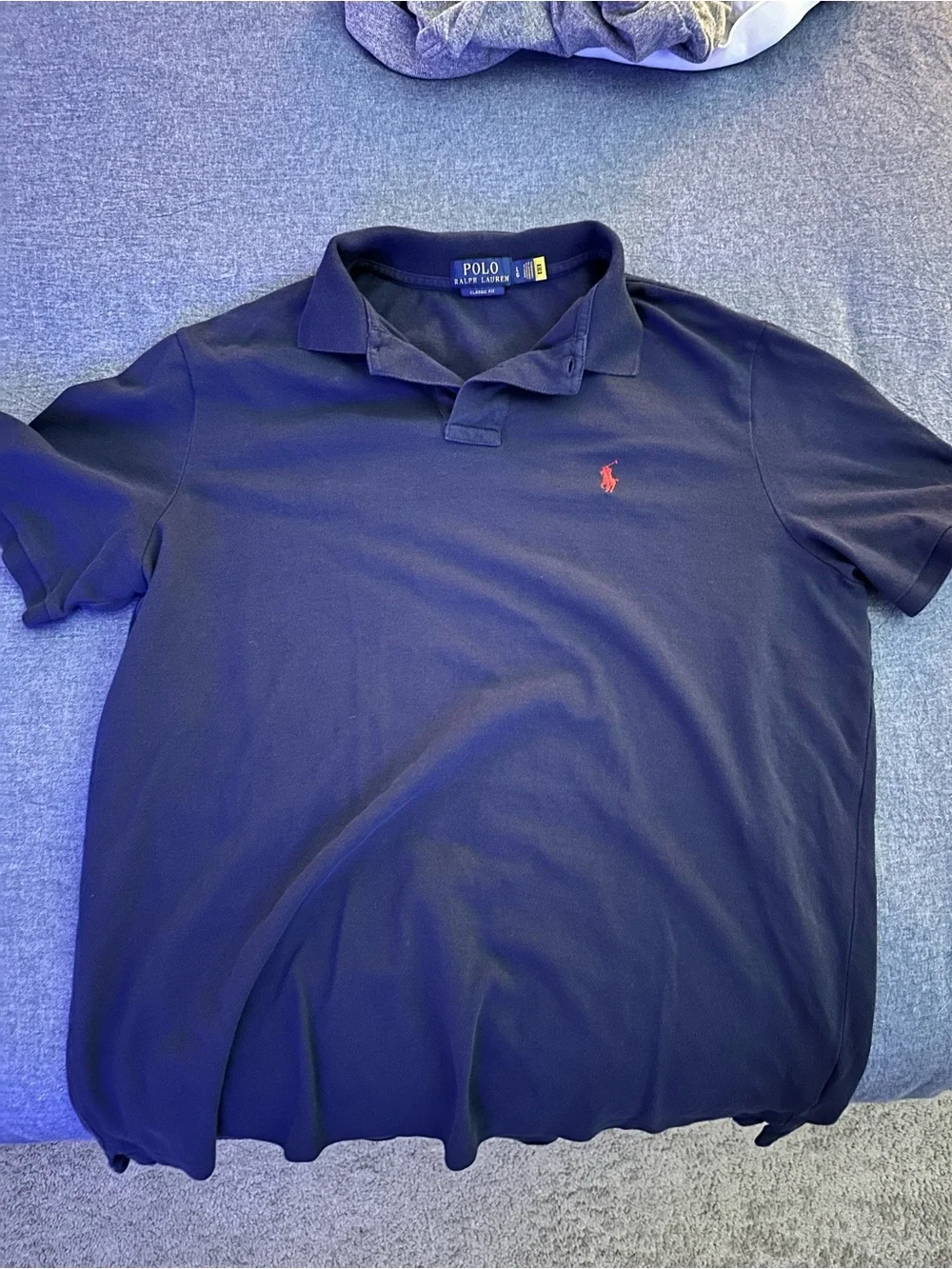 Ralph Lauren Men’s Polo Trio — Navy, White & Gray